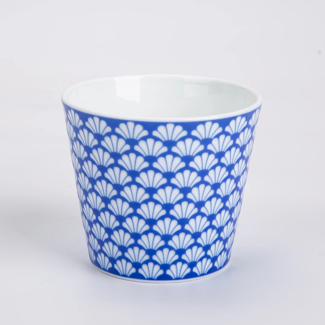 [ZM]大咖杯 蓝色 银杏叶纹 220ml