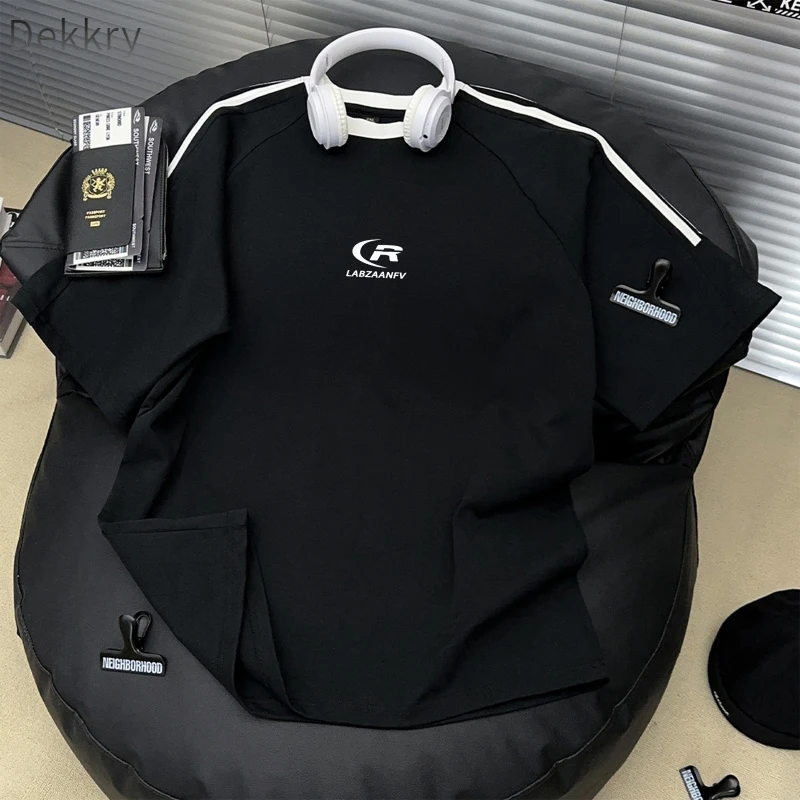 【Dekkry】短袖基础大众夏季春夏T恤上衣宽松ins百搭半袖韩版黑色