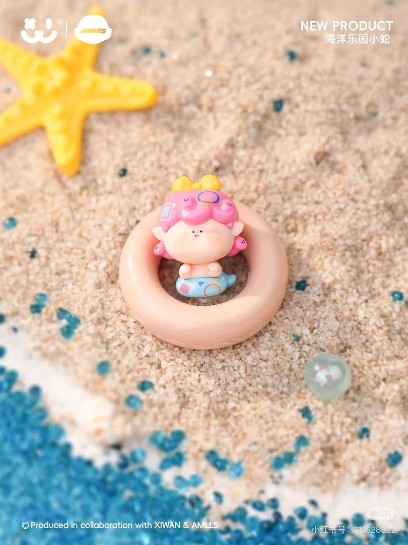 【XY】欧二代小蛇萌粒可爱潮玩盲盒桌面摆件/生日礼物