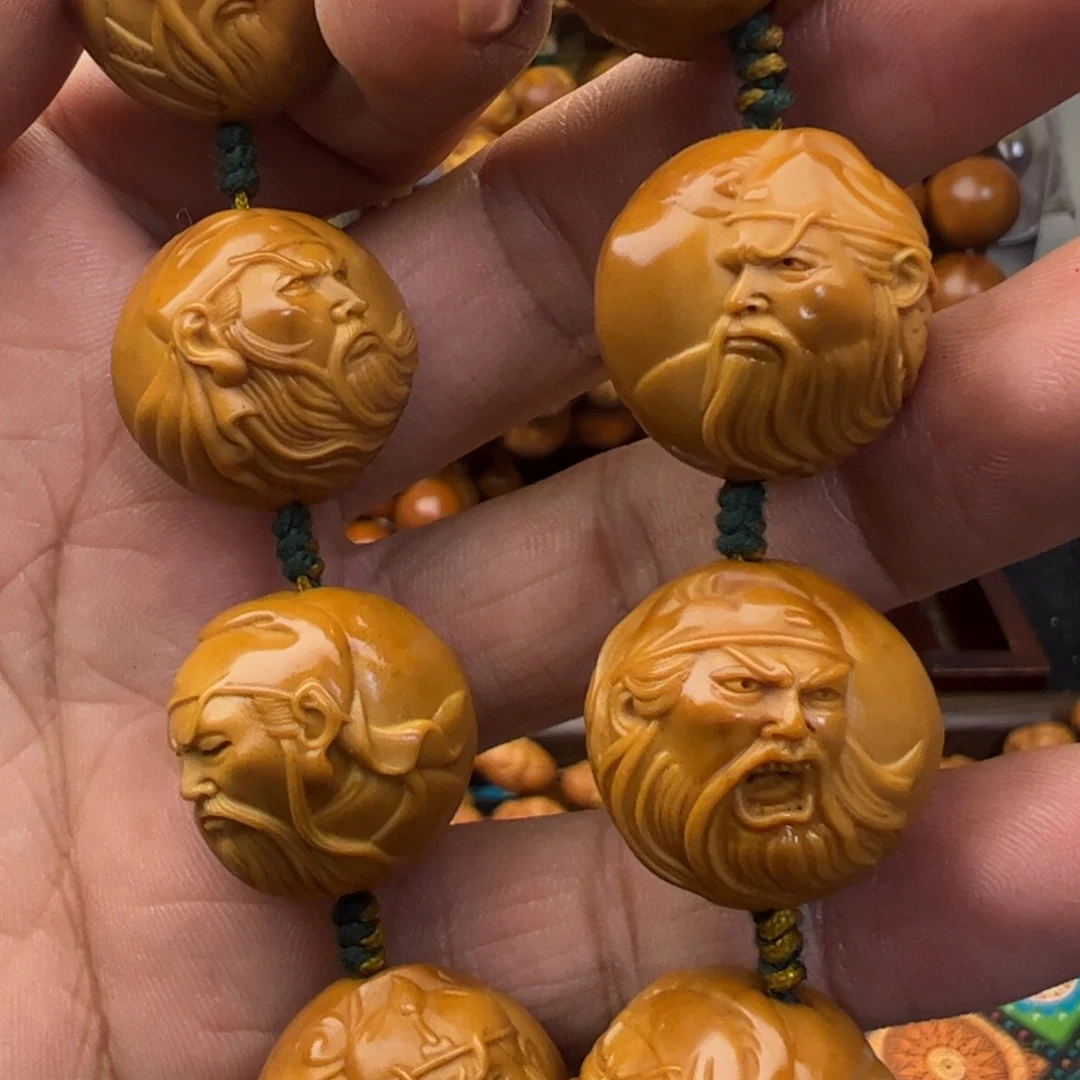 手串/手链橄榄核2.2正圆浮雕将军令