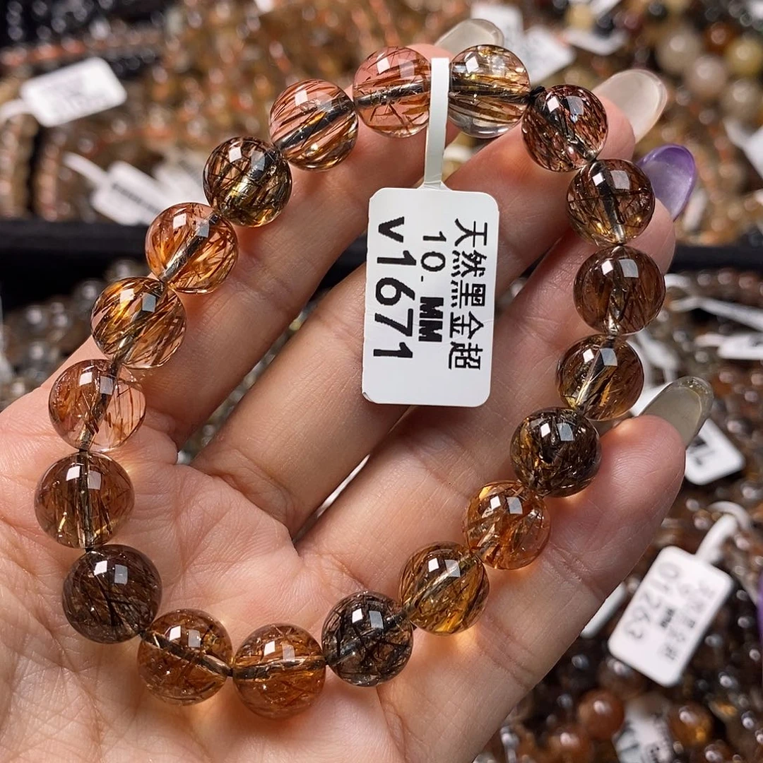 未镶嵌水晶手链水