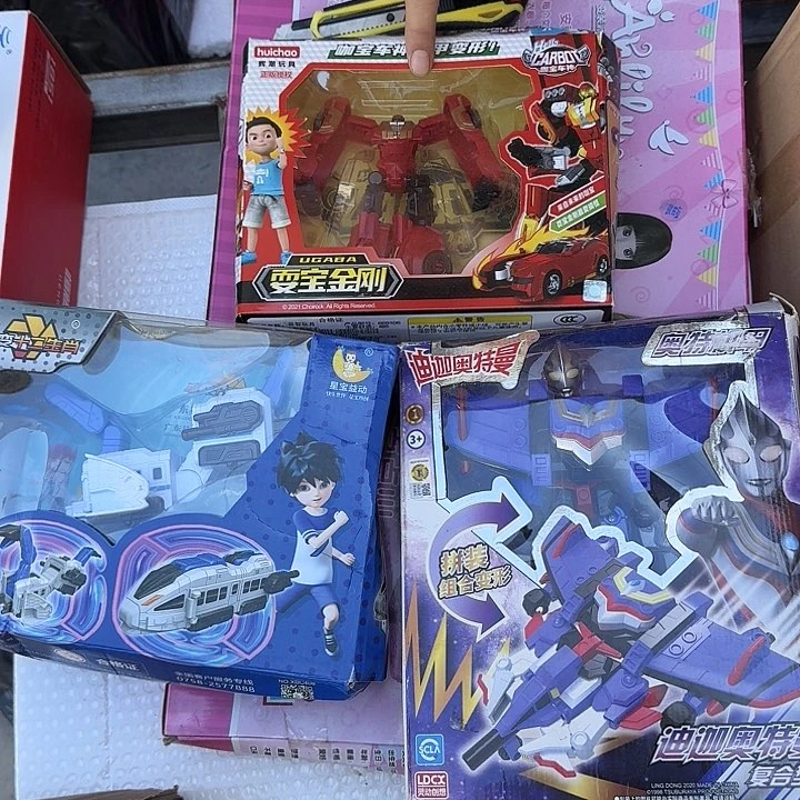 耍宝 奥特变飞机 蛇 3盒