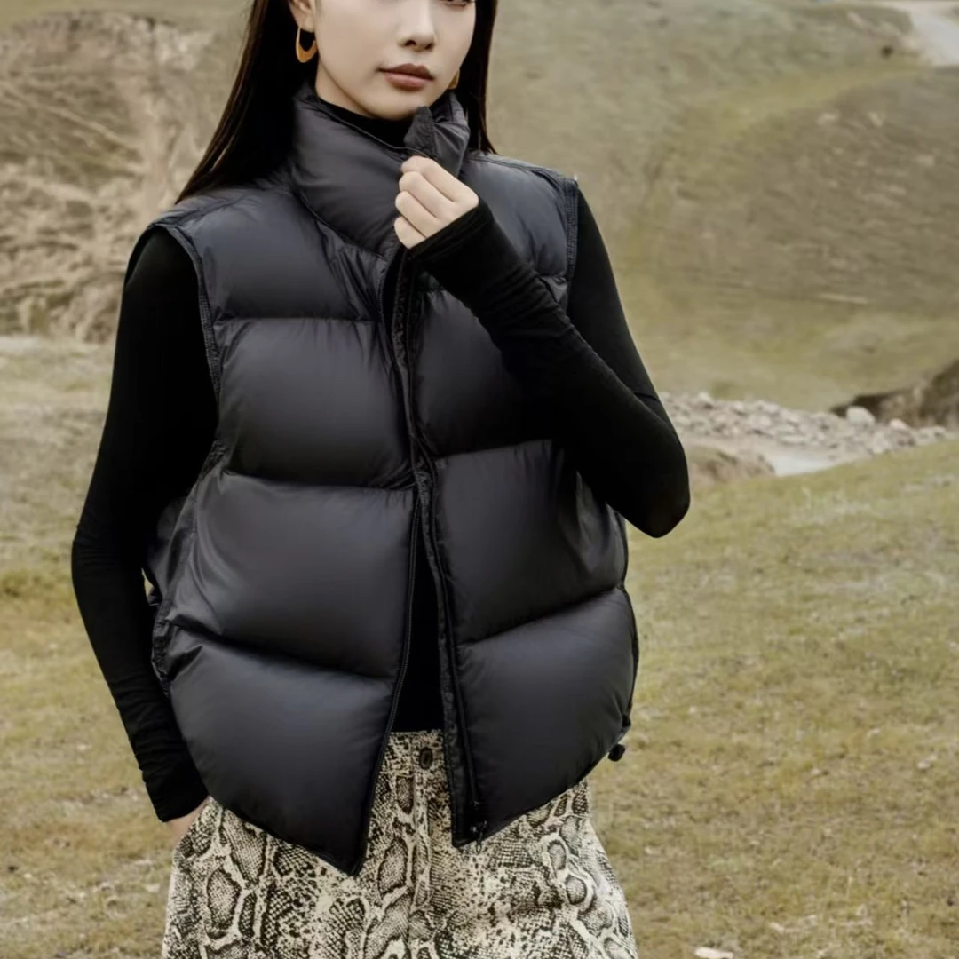 NONG NONG【黑糖马甲】-2026冬季新款方块黑糖羽绒百搭马甲02492751