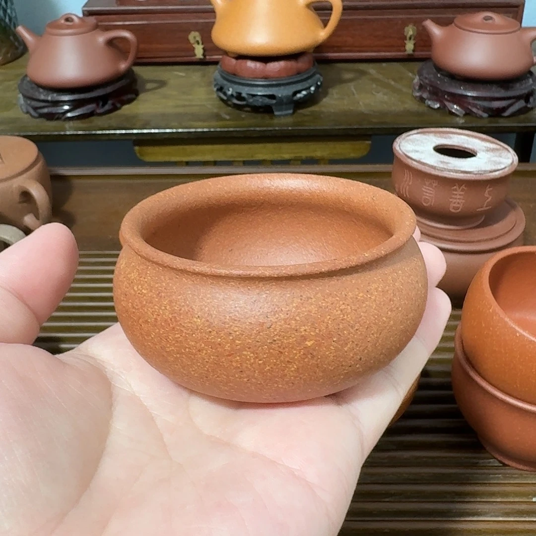紫砂茶壶80cc降坡泥普洱杯