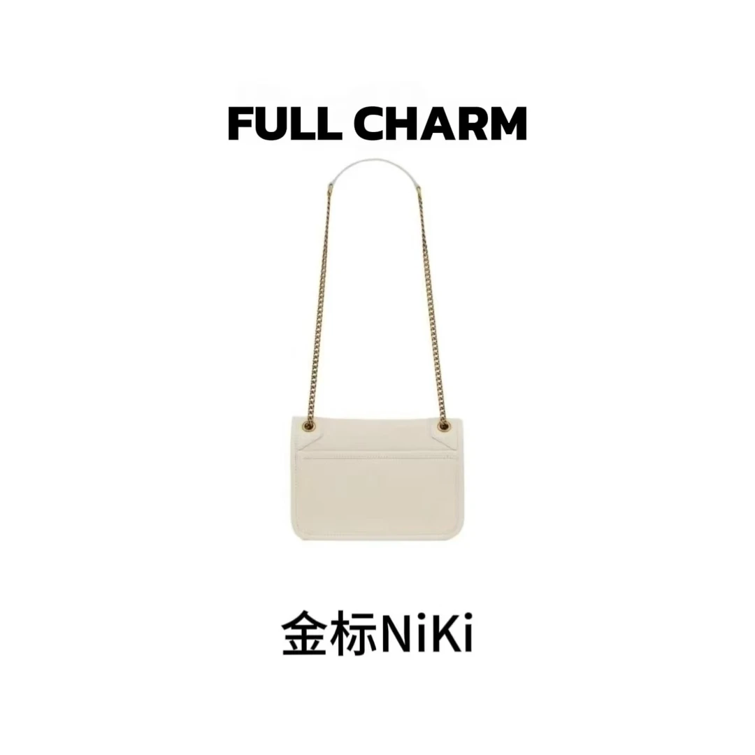 【 E102】FULL CHARM-金标NiKi-百搭手提单肩斜挎包大容量通勤女包