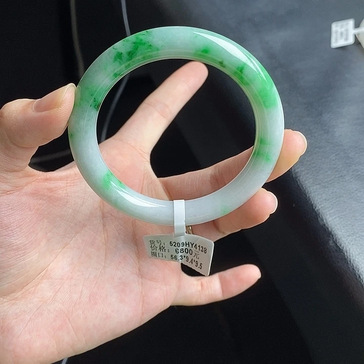 未镶嵌手镯翡翠56➕圆条