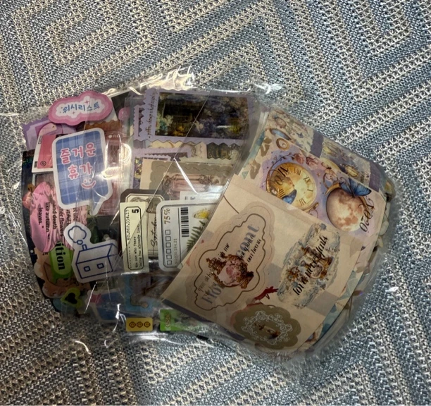 超值模切胶带手帐胶带网红手账胶带边角料福袋贴纸（总长约十循环）