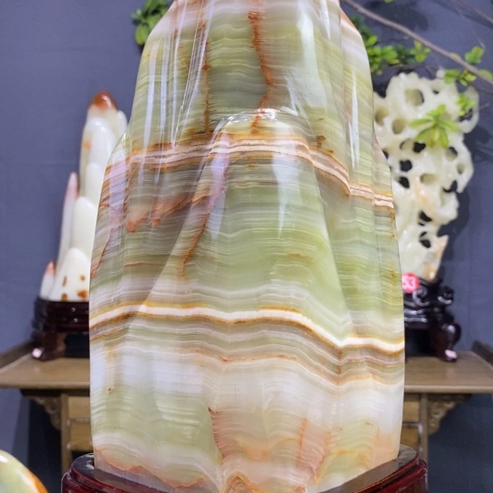 石材精品古青石摆件