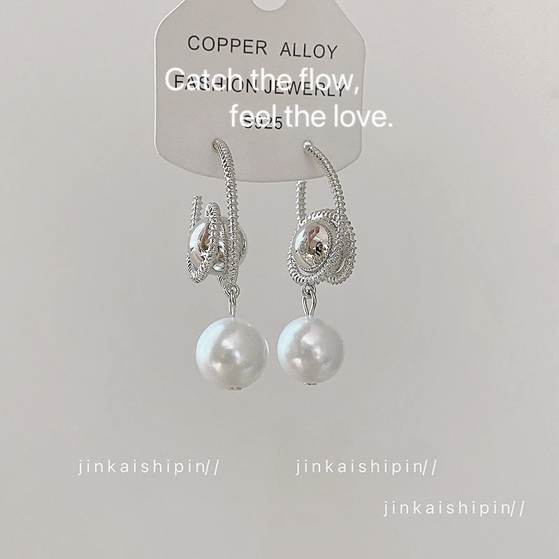 钛钢无非金属耳饰 小白自留 耳环欧美复古气质大耳圈