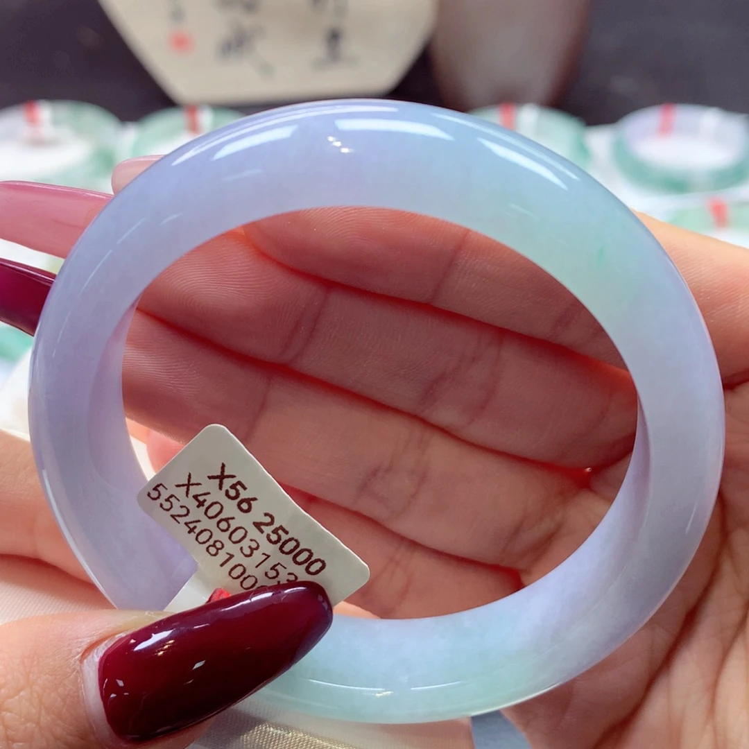 翡翠手镯未镶嵌祎*正圈66