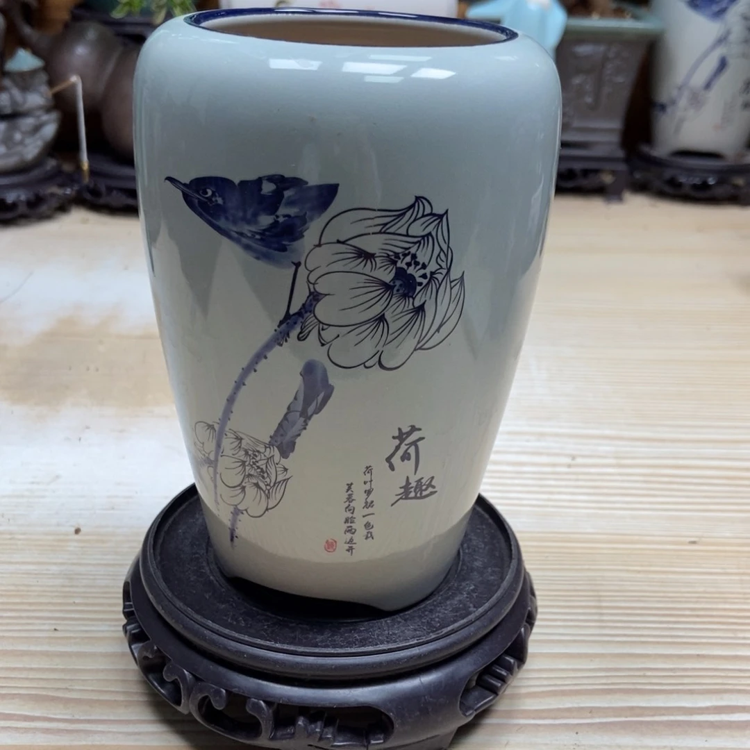 瓷片陶瓷花盆陶瓷艺术