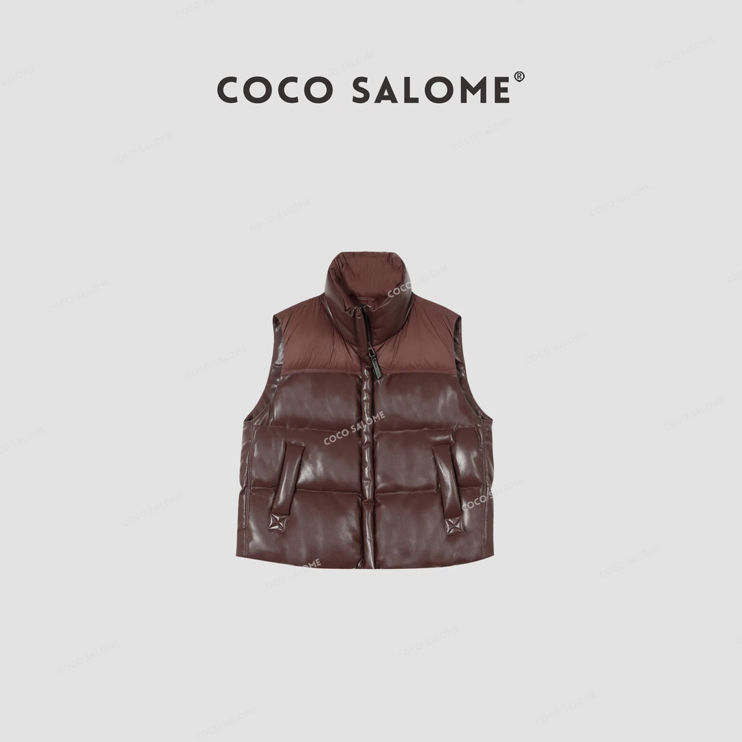COCO SALOME⑥【脏脏包】新国标90皮感保暖马甲1003