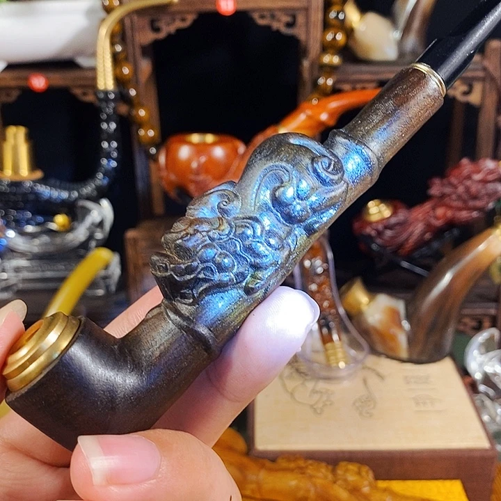 高端定制金丝楠烟嘴