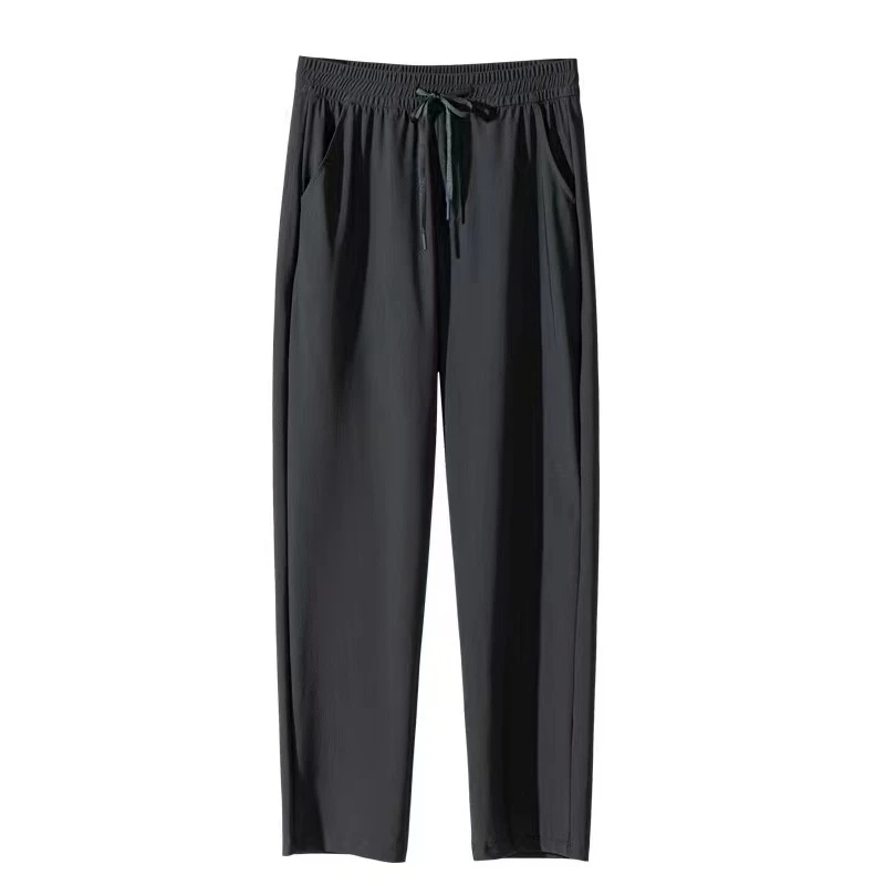 男士夏季户外冰丝凉感长裤时尚百搭运动休闲裤