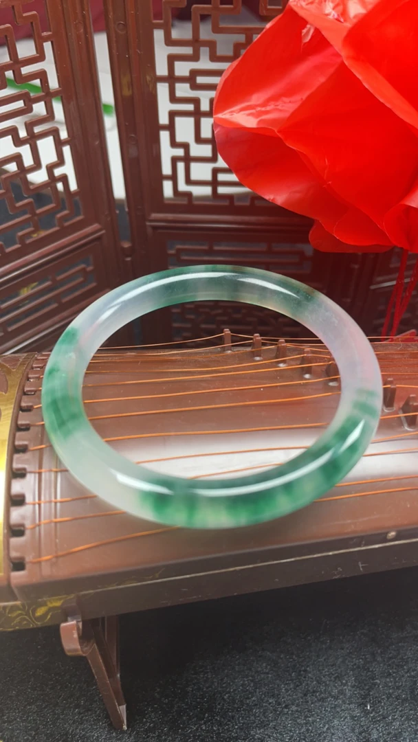 飘绿手镯时尚缅料挂件直播通链接 圈口联系客服