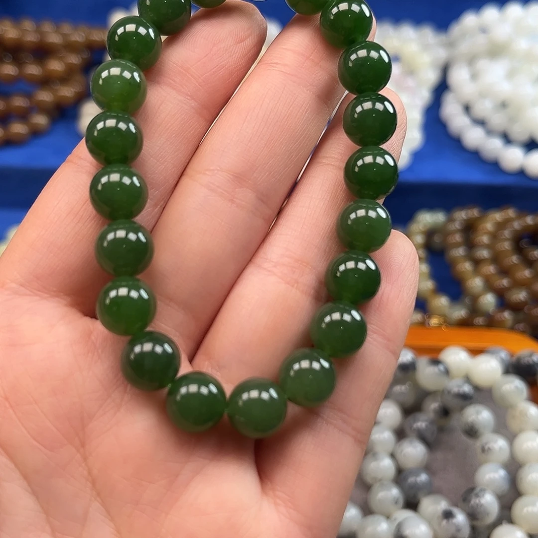 和田玉未镶嵌手链