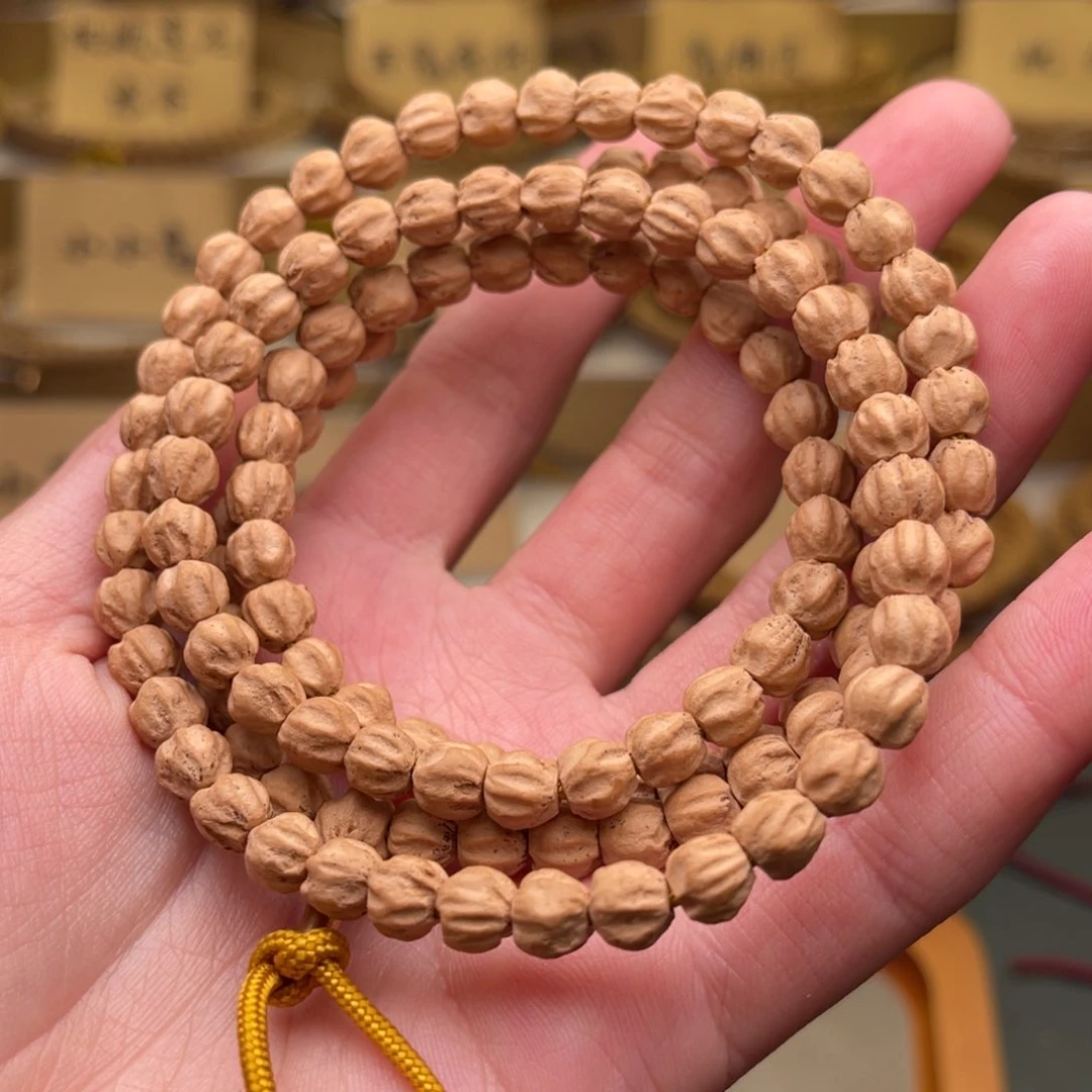 柏香籽/百香籽手串原桩莲花龙脊6.4