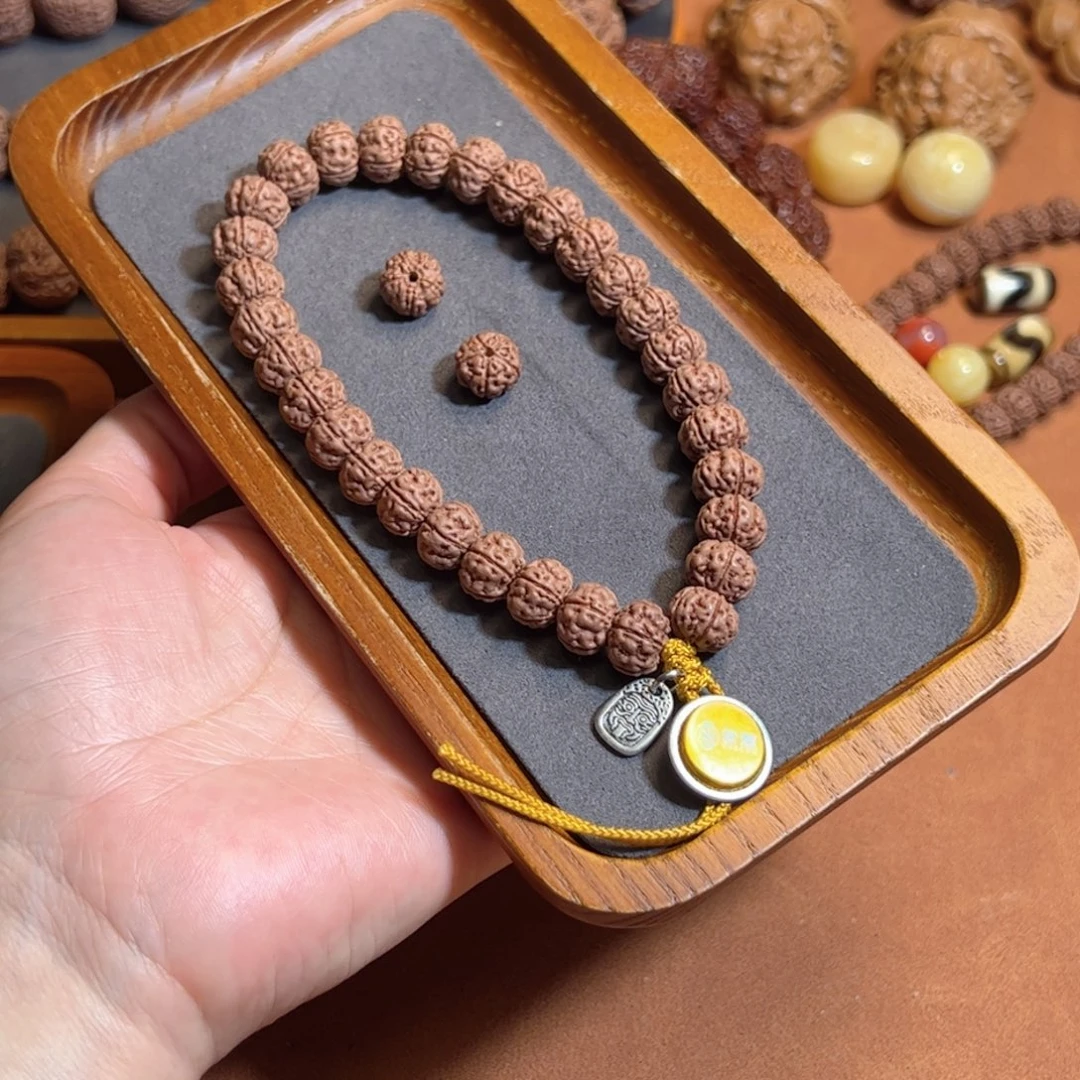 金刚菩提手串11私人订制飞碟桩勿里达纯血老树王