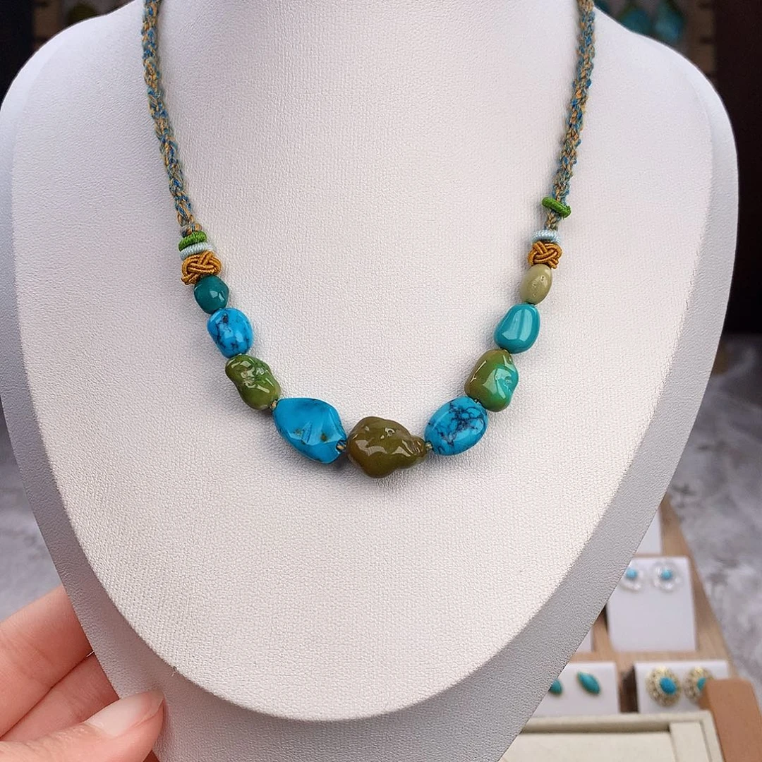 绿松石珠宝奇石未镶嵌