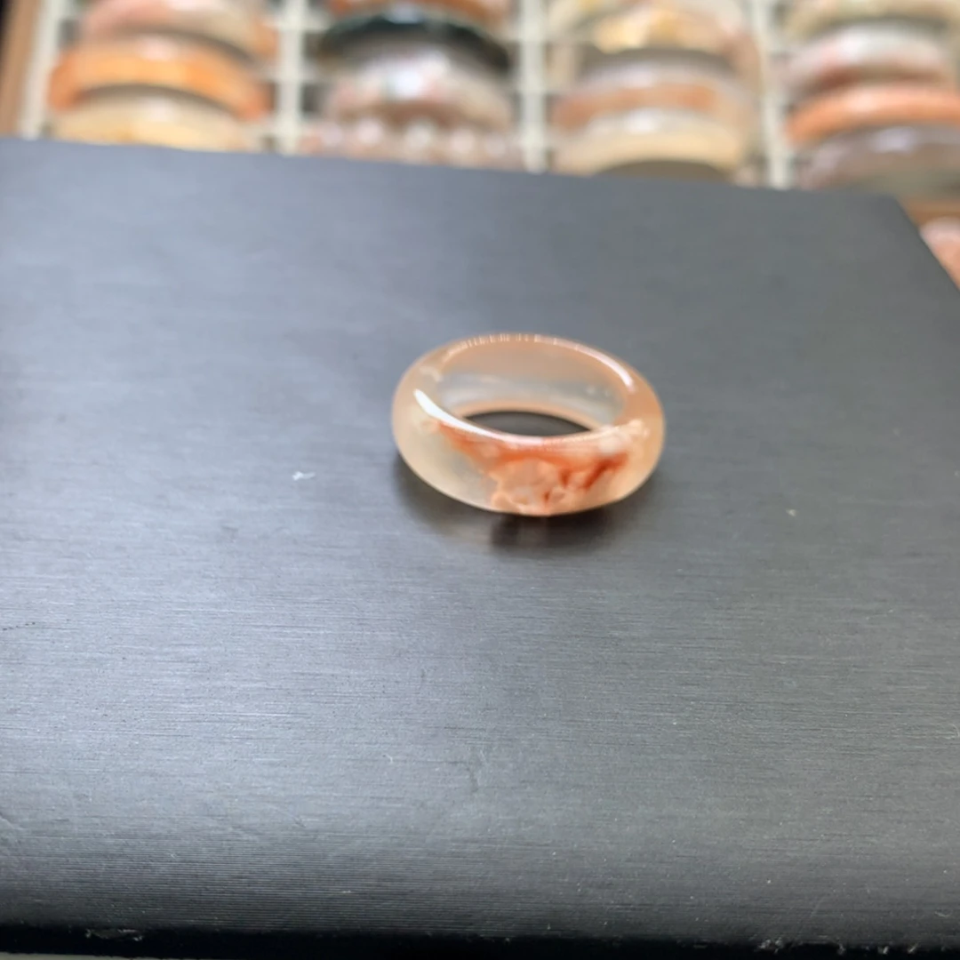 【闪购商品】未镶嵌戒指玛瑙/玉髓梅*
