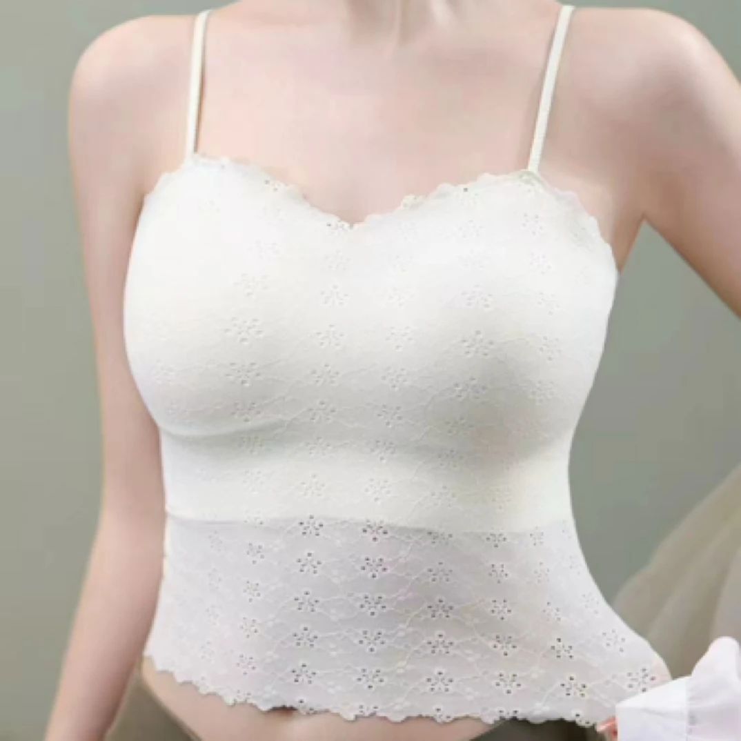 新品百搭舒适带胸贴背心2413