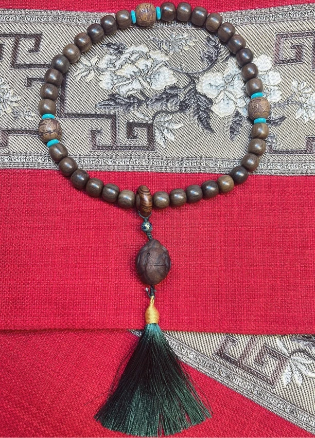 双圈12*13 36颗老料香味好手工珠串DIY编织