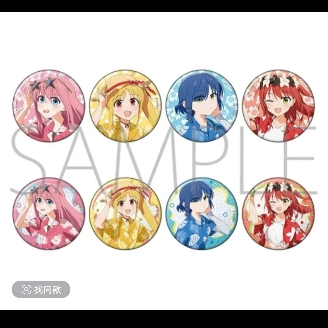 孤独摇滚 夏日祭衣装 吧唧徽章日谷  波奇 山田凉