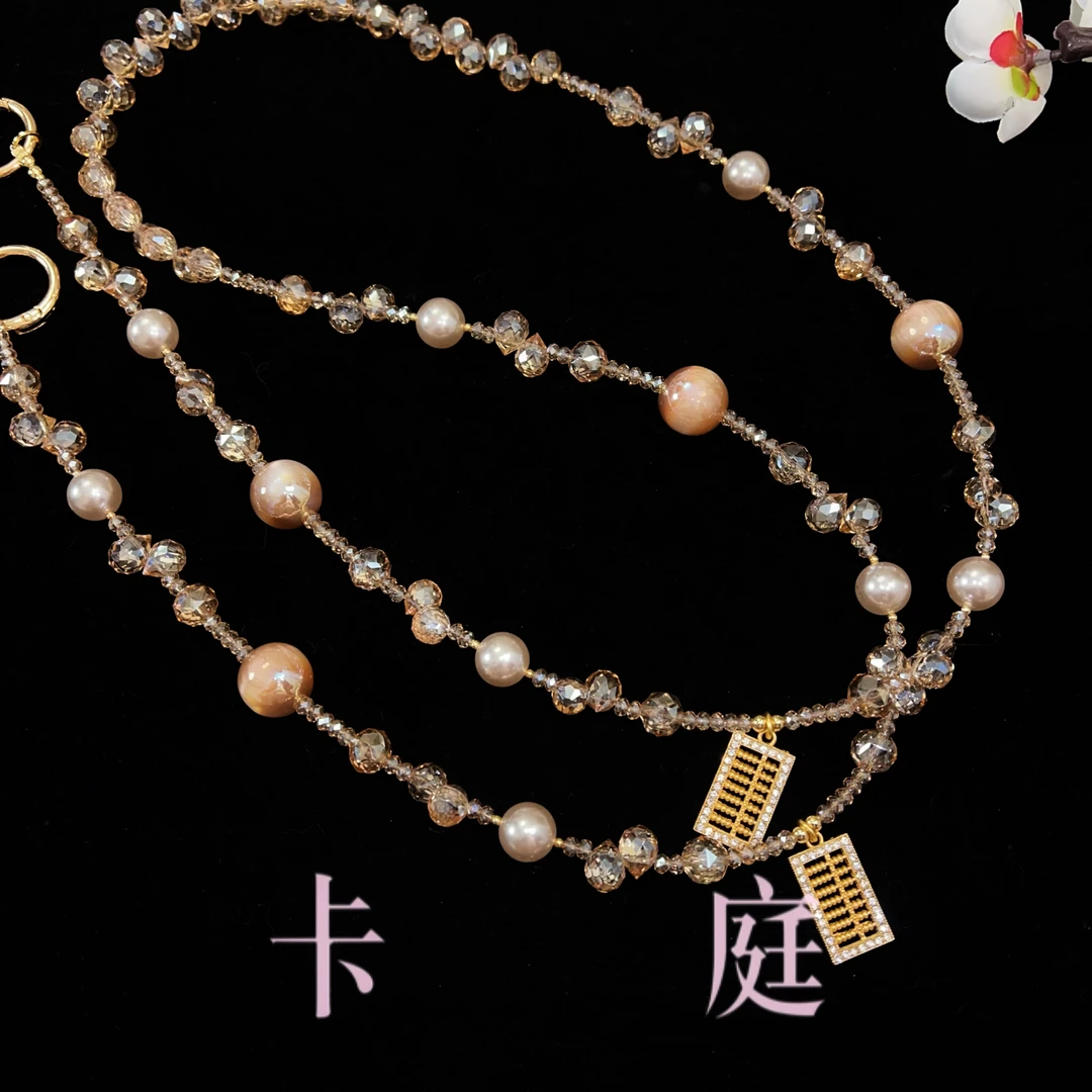 挂脖挂绳手腕款新款斜挎卡庭手机挂件/尤米原创设计链 241