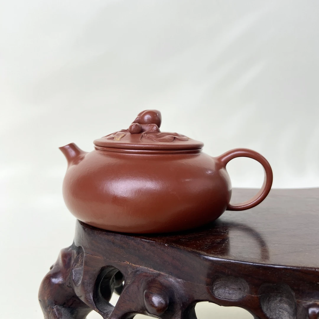 宜兴手工紫砂陶 （陈春芬）茶壶4245-45