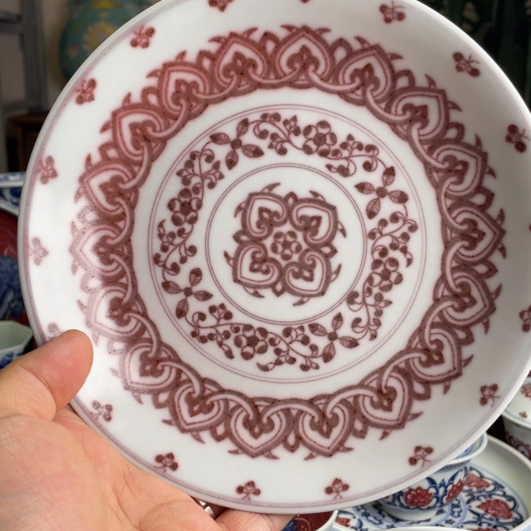 釉里红宝箱壶承系列