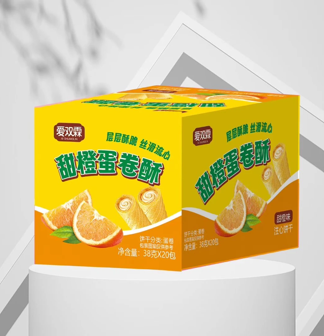 甜橙蛋卷酥两盒装