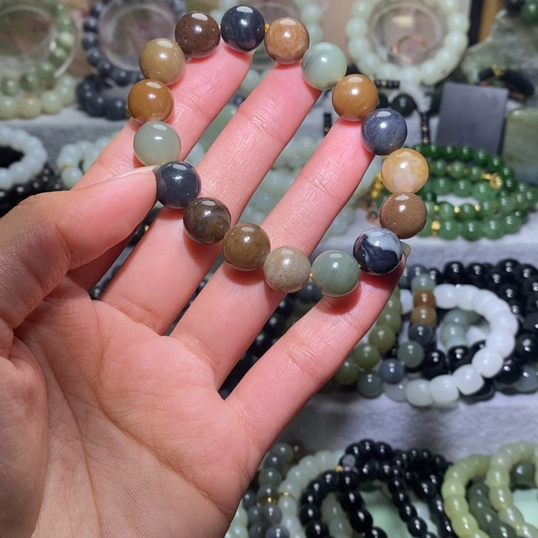 和田玉未镶嵌手链