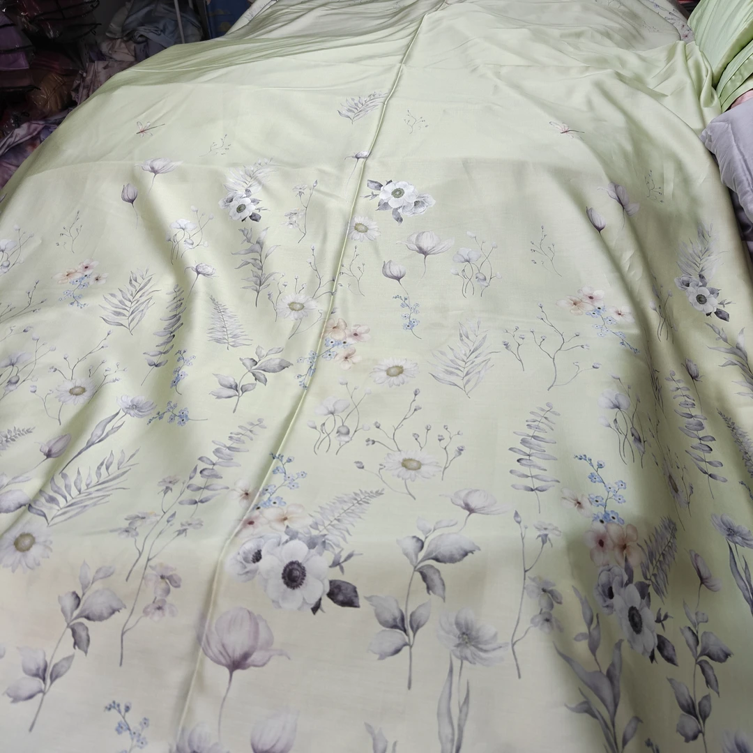 22【品牌高货孤品微瑕】100%莱赛尔天丝布料———花序