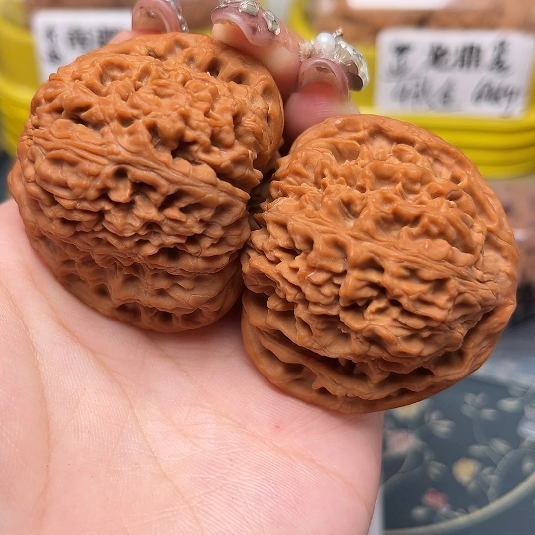 ****花文玩核桃把件47-21023-02