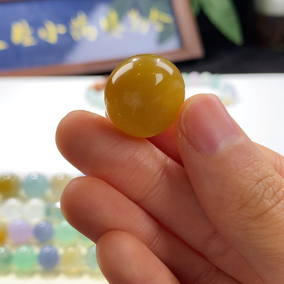 翡翠散珠翡翠珠子清货