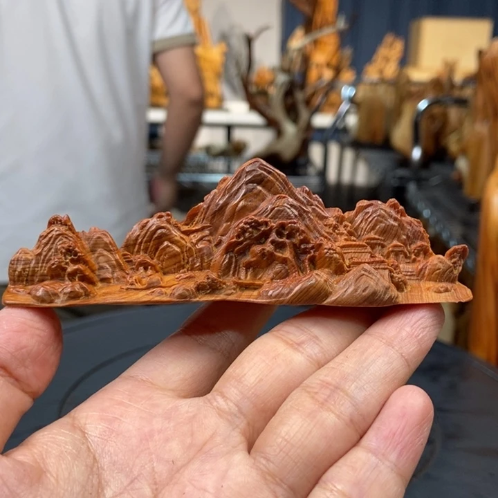 柏木（崖柏）手把件山水