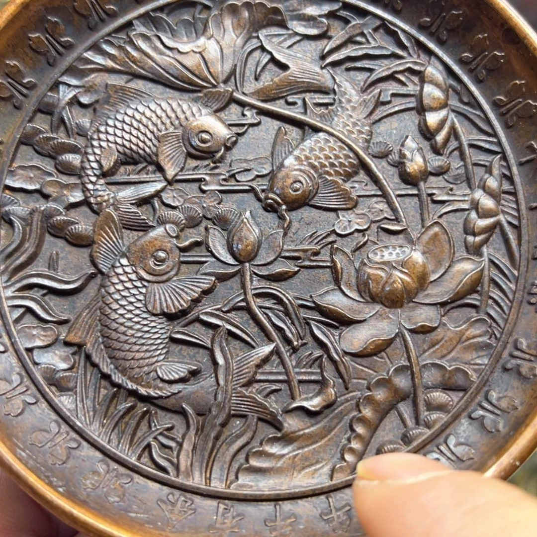 铜摆件欢迎欢迎你