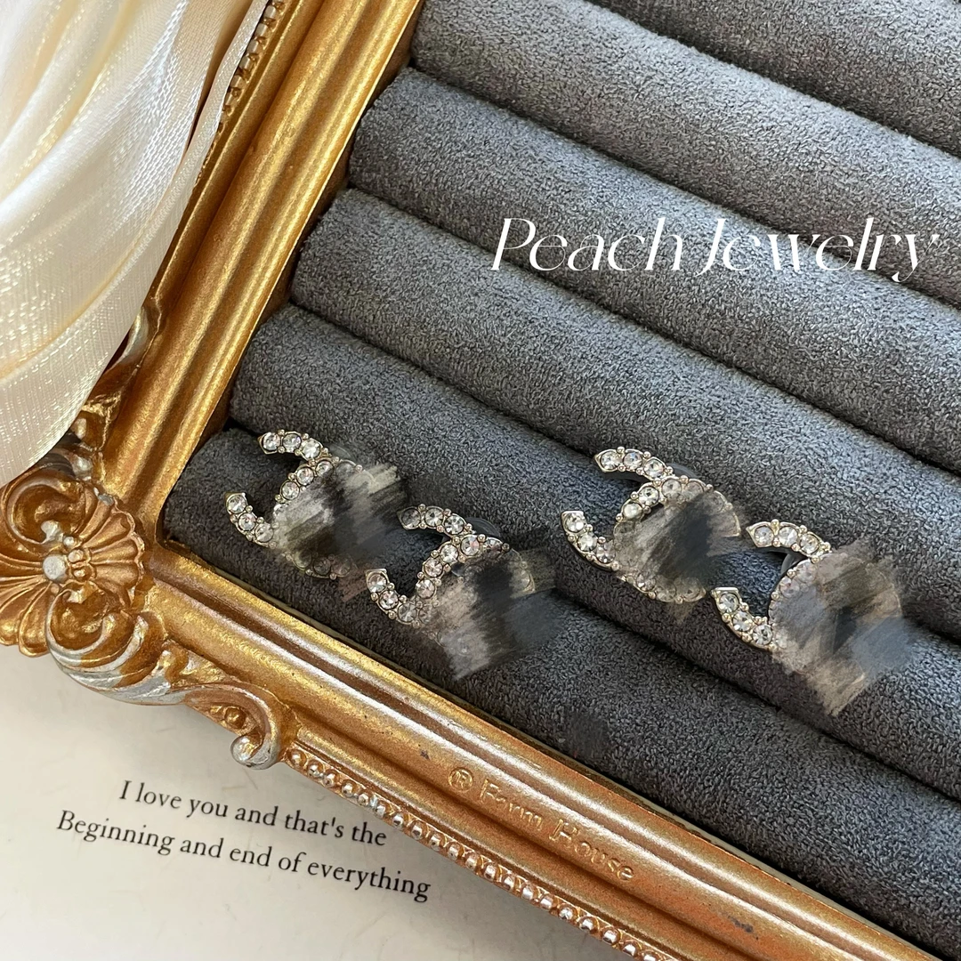 非金属仿水晶耳饰 预售 锆石耳钉 LN130 多样性发一颜色微差