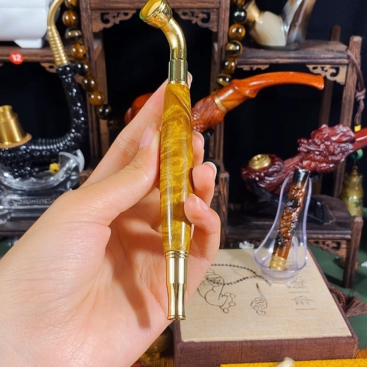 高端定制金丝楠烟嘴