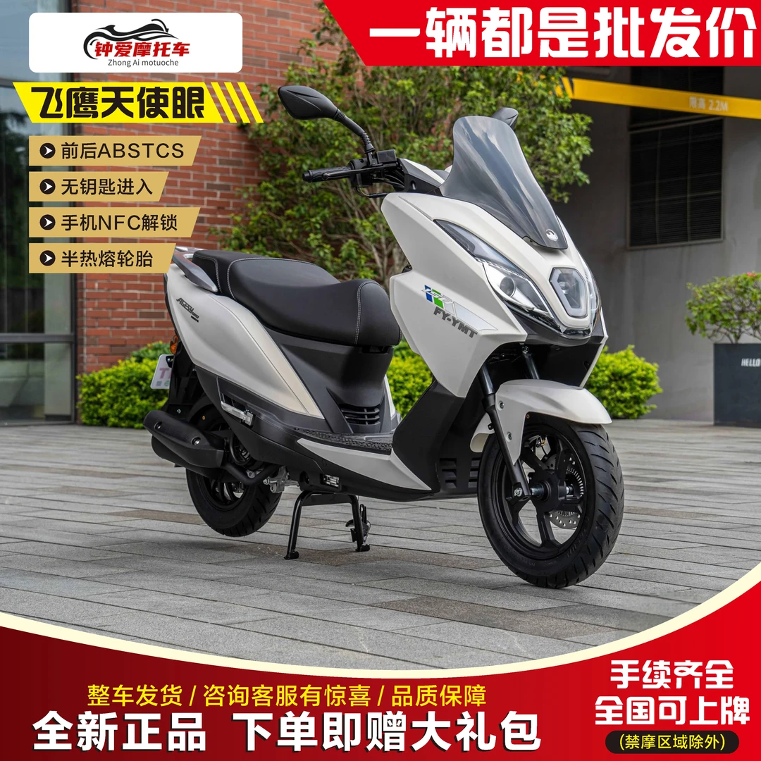 天使眼/25款全新飞鹰包邮ABSTCS无钥匙进入燃油摩托车沙滩车国四