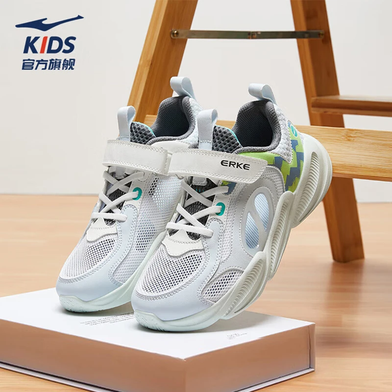 初阳2|鸿星尔克儿童运动鞋夏季男童鞋子轻便网面框子鞋小孩鞋大童