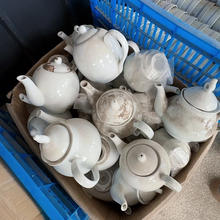 景德镇高温陶瓷茶壶器型随机1个