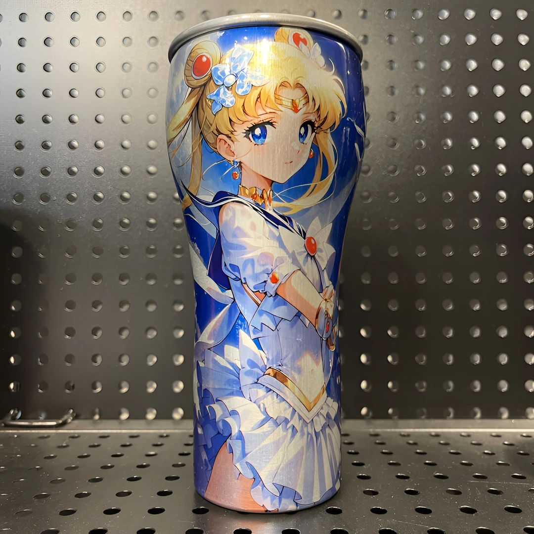 《美少女系列》网红创意动漫定制系列可乐杯水杯啤酒杯摆件杯