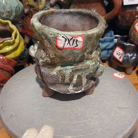 粗陶花盆手工花盆制作