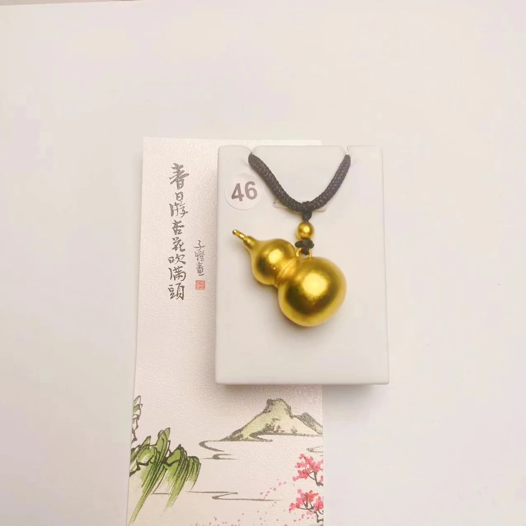 非金属棉绳项链 【国风葫芦挂坠】手工时尚复古实心传承精美项坠