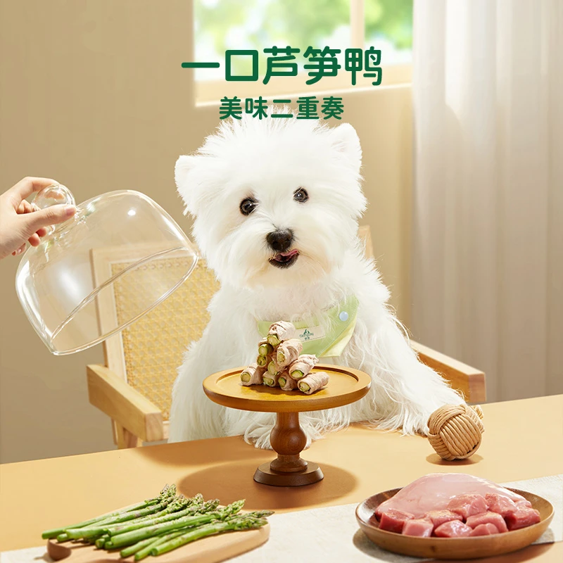 爵宴小型犬礼盒5件肉干冻干芦笋35g新口味全犬通用狗零食组合美味