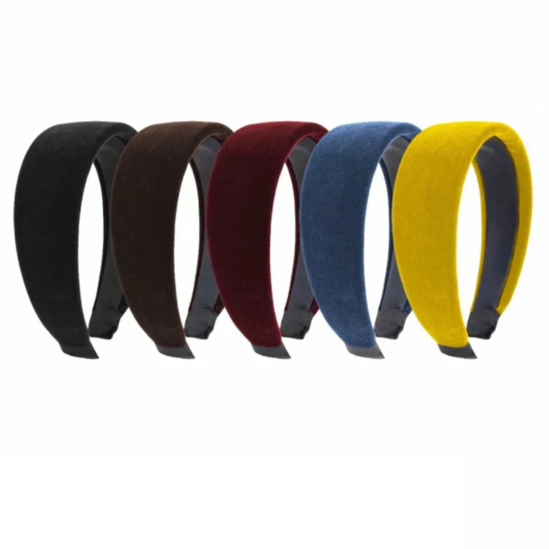 升级版配齿梳韩国东大门赫本高颅顶丝绒发箍高级宽边百搭外出头箍