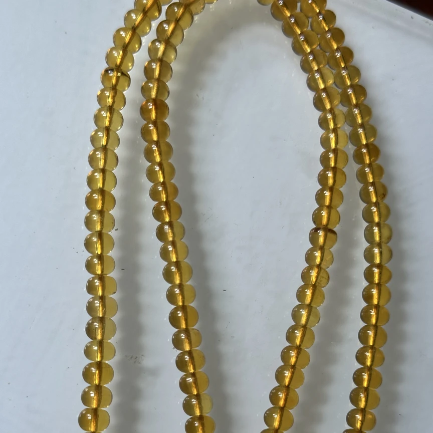 抚顺金珀明珀6mm108手工