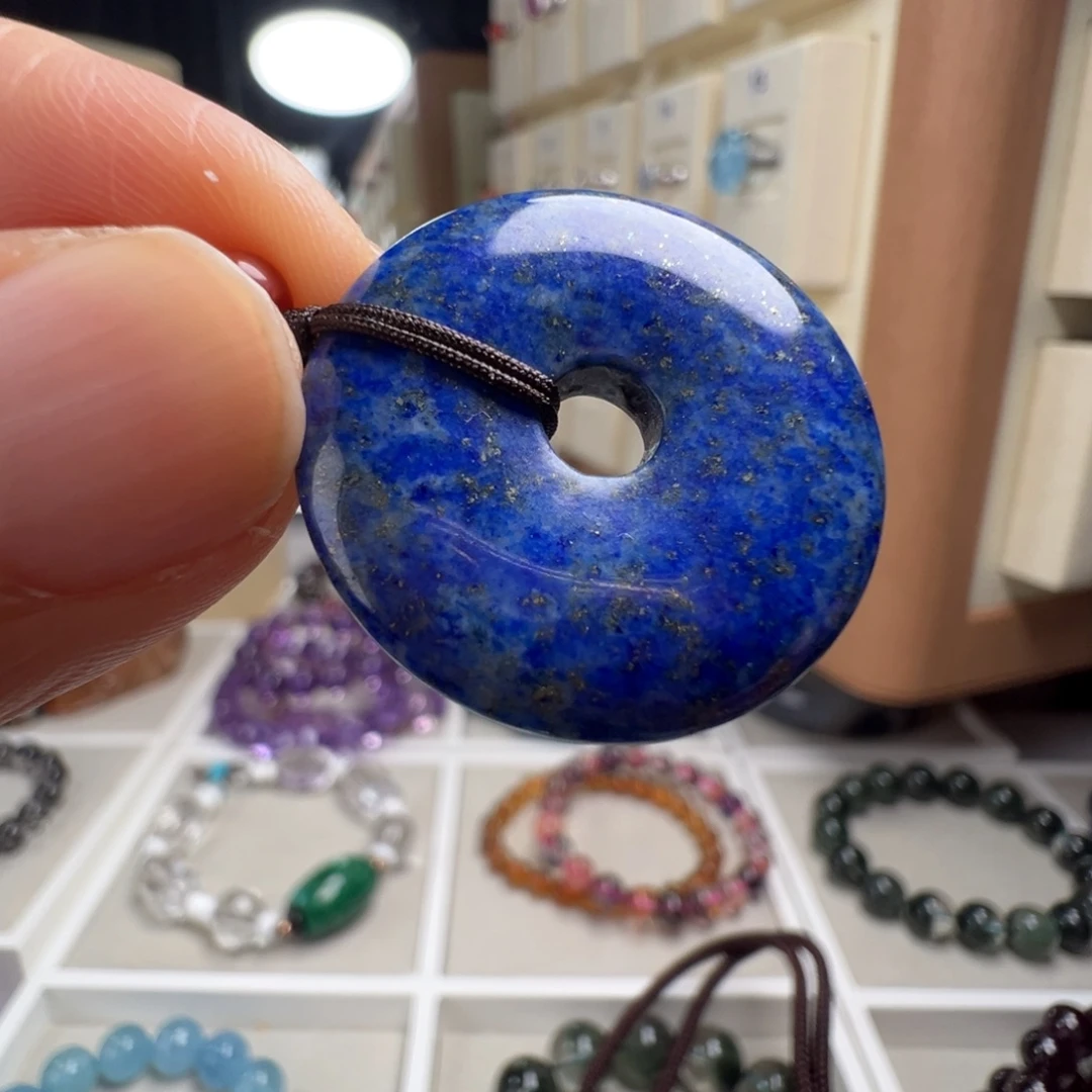 青金石未镶嵌颈饰天然青金石