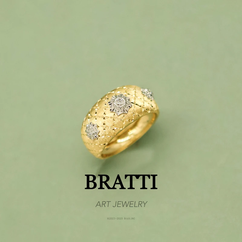 Bratti珠宝“柏林故事”18K金钻石戒指-KJ250110